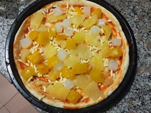 Very Simple Home-cooked Pizza recipe