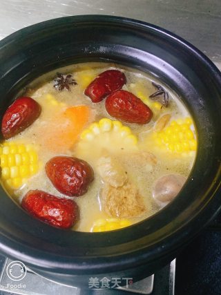 Carrot Corn Pigeon Soup recipe