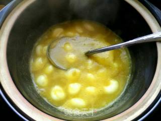 Pumpkin Soup with Glutinous Rice Balls recipe