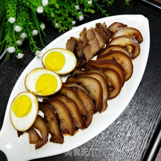 Braised Pork Head Meat + Braised Egg recipe