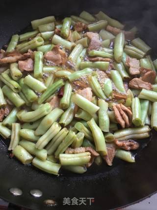 Braised Pork Belly with Beans recipe