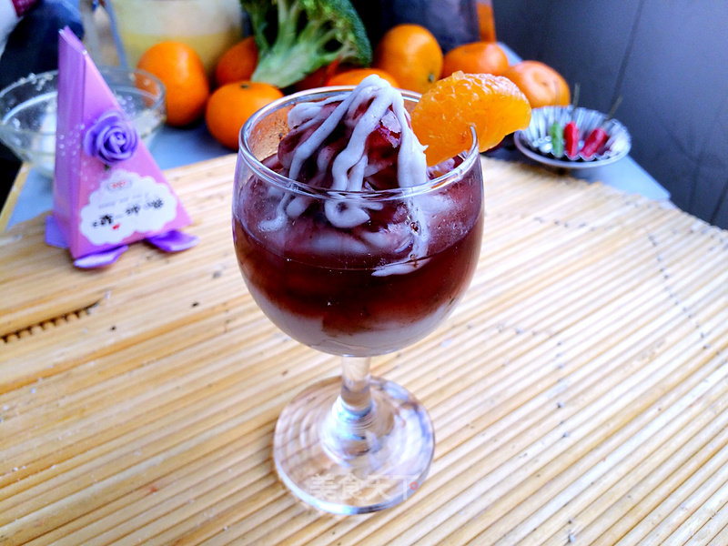 Blueberry Taro Sundae Cup (hawaiian Style) recipe