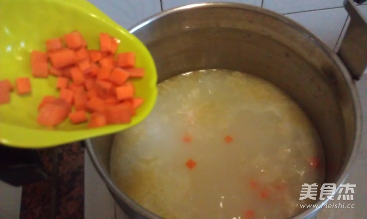 Crab Vermicelli Melon Porridge recipe
