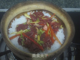 Beef Claypot Rice recipe