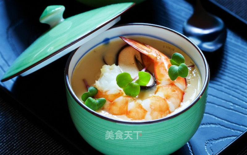 Chawan Steamed (egg and Shrimp) recipe