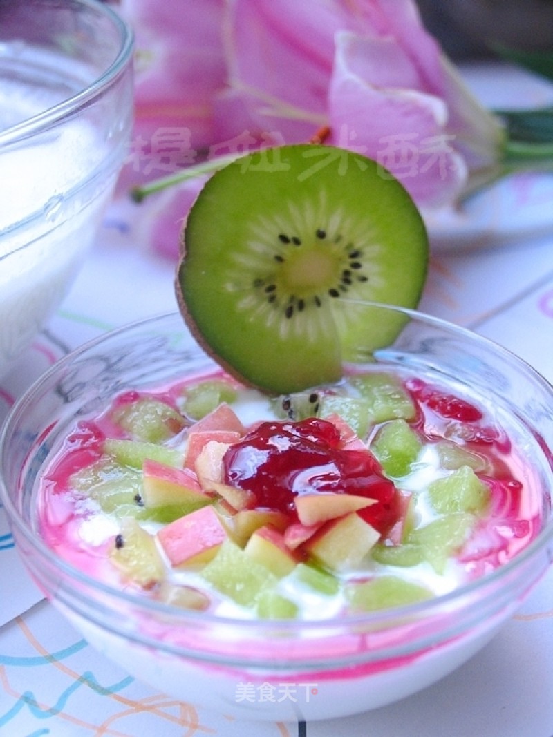 [trial Report of Ubit Yogurt Baking Powder] Ordinary Rice Cookers Can Also Make Yogurt-blueberry Yogurt Salad