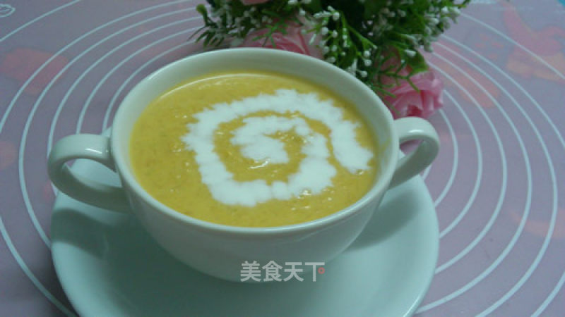 Simple Version-pumpkin Soup with Milk Flavor recipe