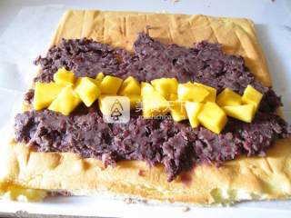 #aca烤明星大赛#patterned Bean Paste Rolls recipe