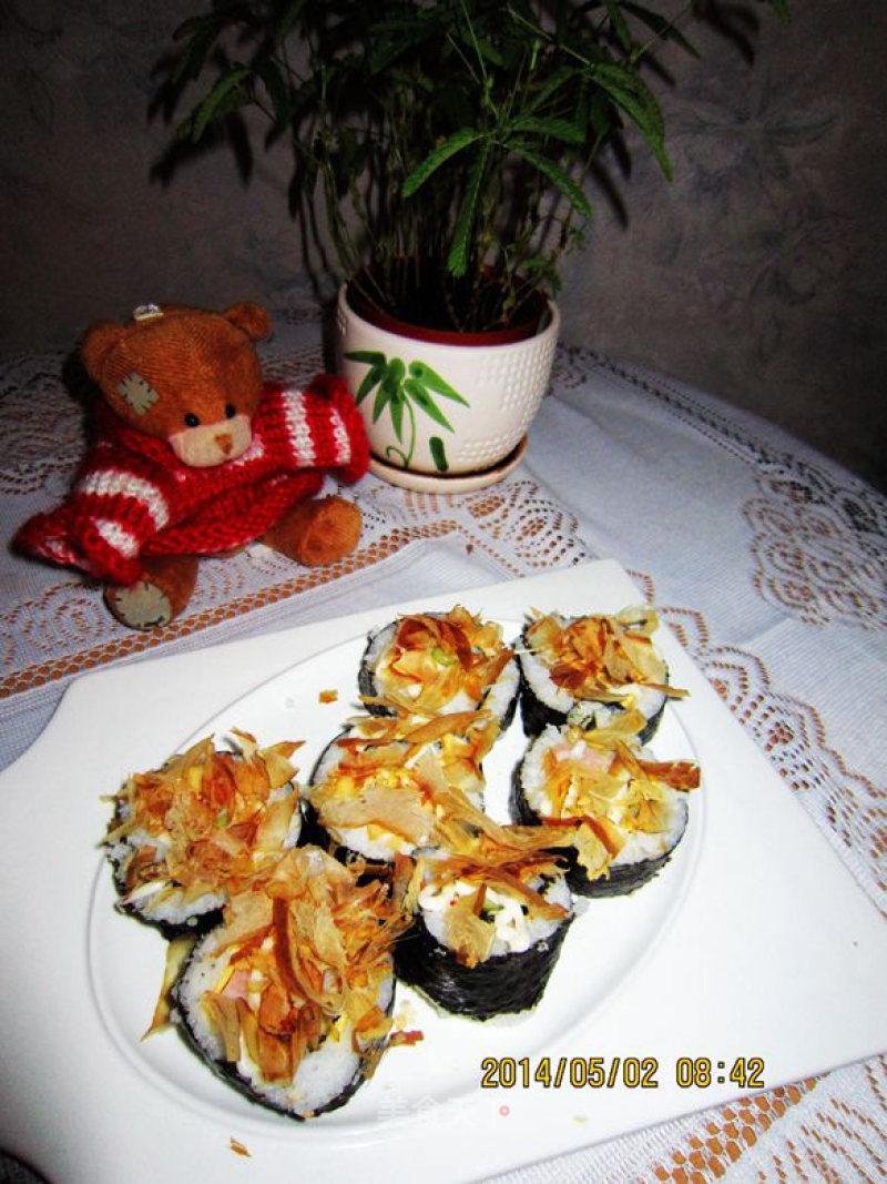 Bonito Floss Sushi recipe