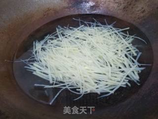 Potato Shreds with Tempeh recipe