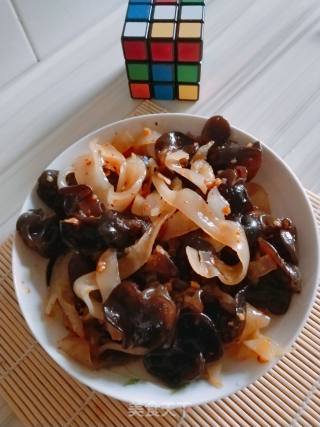 Vermicelli Mixed with Fungus recipe