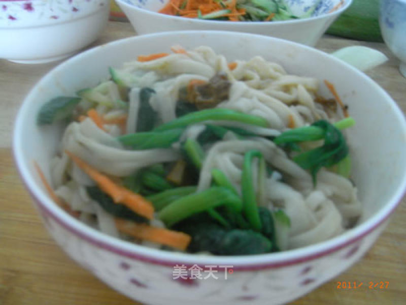 Mother Xian's Hand-made Fried Noodles with Soy Sauce recipe