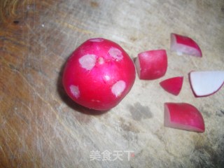 Sweet and Sour Cherry Radish recipe