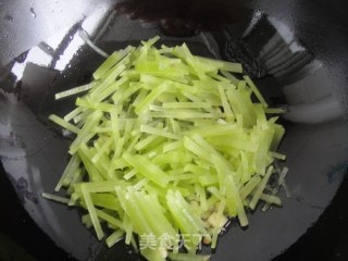 [recipe Exchange] Stir-fried Lettuce with Bean Curd recipe