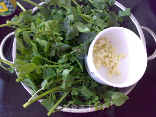 Boiled Watercress recipe