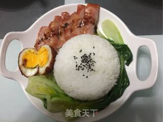 Rice Bowl with Meat on Top recipe
