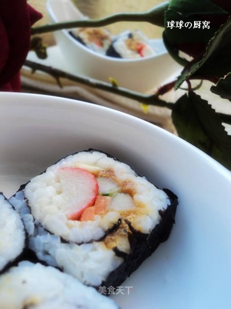 [crab Stick Salad Dressing Sushi] recipe