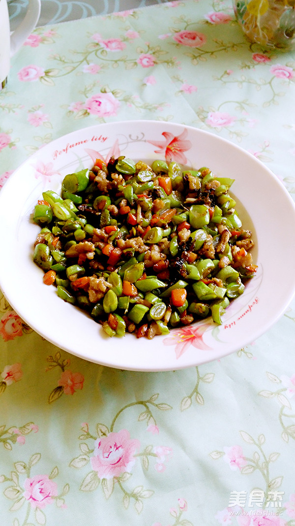 Stir-fried Beans with Olive Vegetables recipe