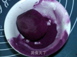 Taoshan Purple Sweet Potato Milk Cherry Mooncake recipe