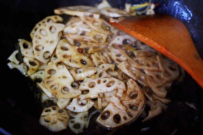 Lotus Root Slices Popped Peach Blossom Octopus recipe