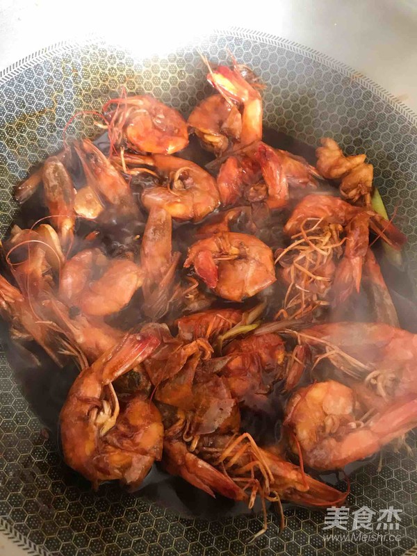 Braised Prawns in Private Oil recipe