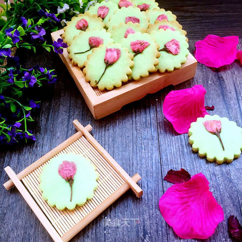 #长帝e•bake Internet Oven of Cherry Blossom Cookies# recipe