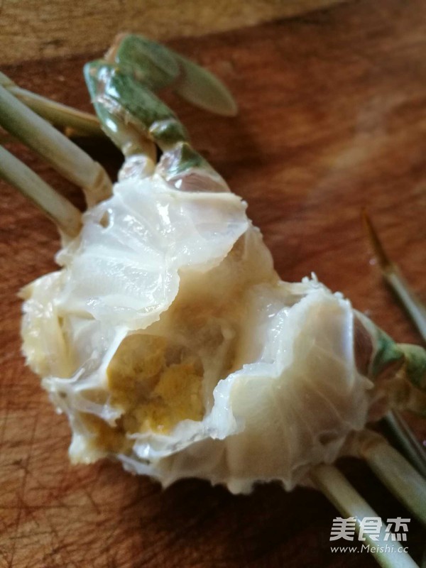 Stir-fried Swimming Crab with Ginger and Garlic recipe