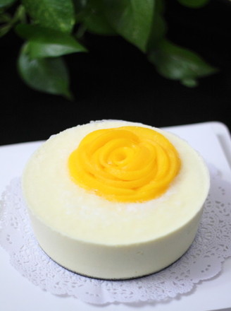 Yellow Peach Mousse Cake