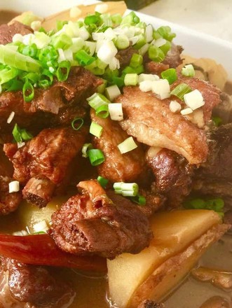 Braised Pork Ribs and Potatoes recipe