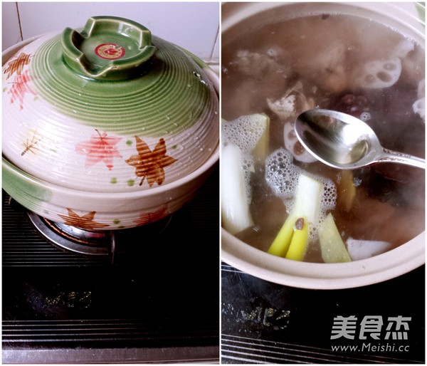 Black Corn Lotus Root Pork Ribs Soup recipe