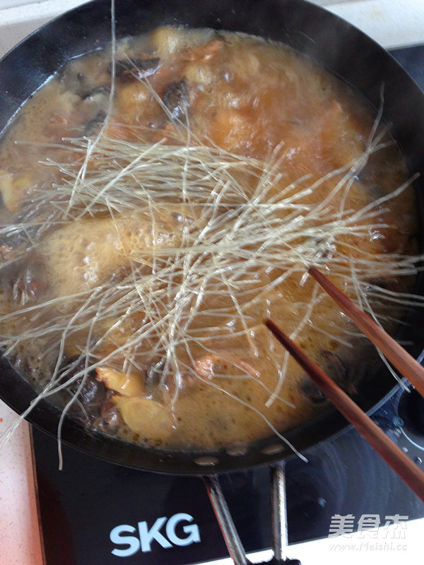 Chicken Stew with Mushrooms in Cold Weather recipe
