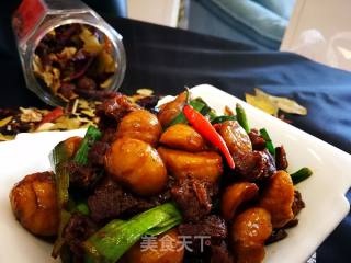 Braised Beef Brisket with Chestnut recipe