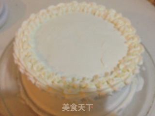 Fruit Decorated Cake recipe