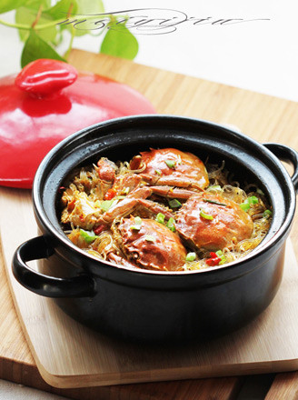 Spicy Crab Vermicelli Claypot recipe