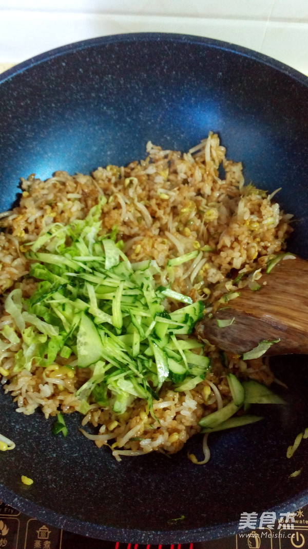 Bean Sprouts Fried Rice recipe