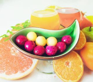Double Color Fruit Ball recipe