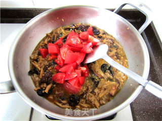 Marinated Noodles with Tomato Minced Pork recipe