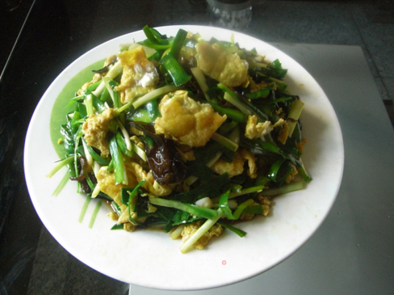 Scrambled Eggs with Leek Yellow recipe