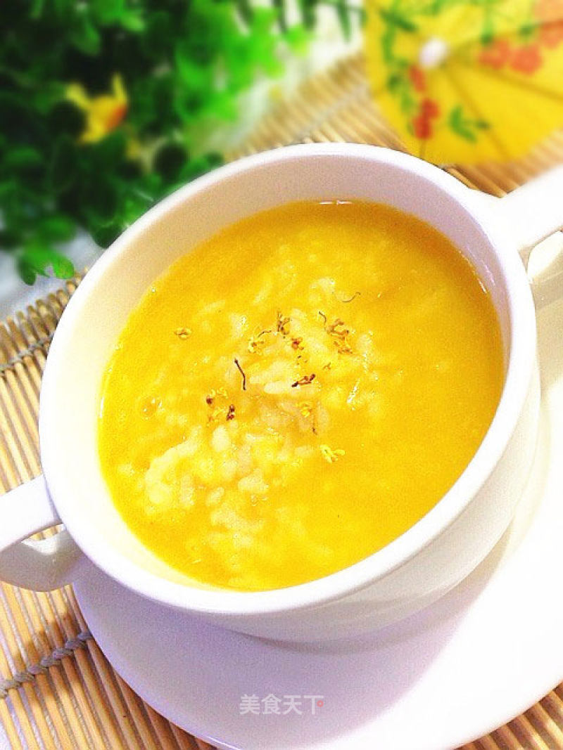 "stomach" He Cooks A Bowl of Pumpkin Porridge that Warms The Heart and Nourishes The Stomach recipe