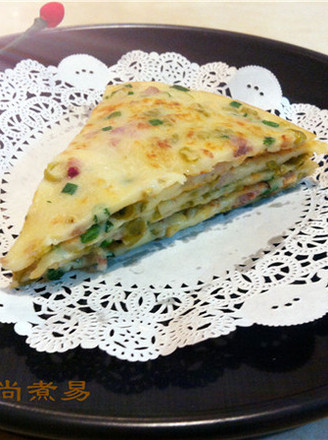 Capers Minced Pork Pancakes recipe