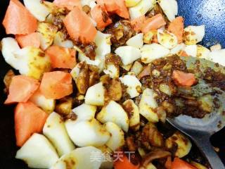 Curry Potato Chicken Rice recipe