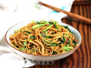 Stir-fried Noodles with Chicken Festive Pork recipe