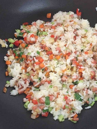 Colorful Mixed Vegetable Fried Rice