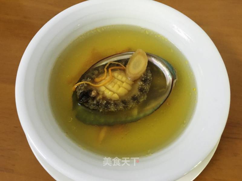 Stewed Abalone with Cordyceps Flower and American Ginseng recipe