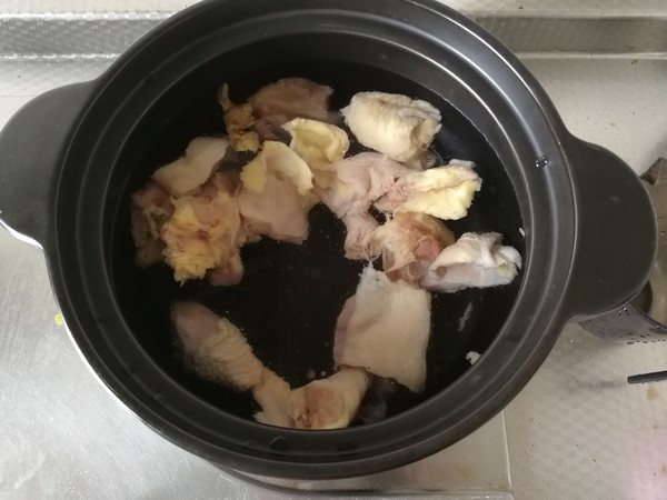 Mushroom Oil Chicken Soup recipe