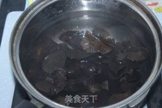 #凉饭菜#black Fungus Mixed with Shrimp Skin recipe