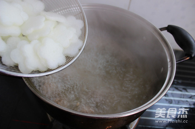 Winter Melon Lamb Meatball Soup recipe