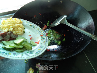 Fried Rice with Cucumber Char Siew recipe