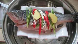 Steamed Sea Bass - Light at The End of The Holiday recipe