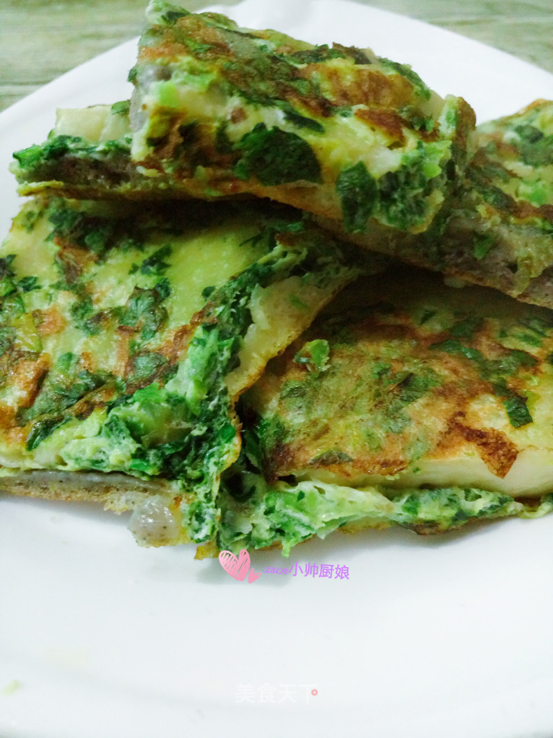 Nutritious Breakfast~spinach Fried Egg Steamed Buns recipe